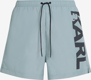 Pantaloncini da bagno di Karl Lagerfeld in blu: frontale