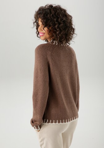 Aniston CASUAL Pullover in Braun