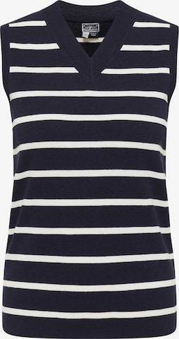 Pull-over DreiMaster Maritim en bleu : devant