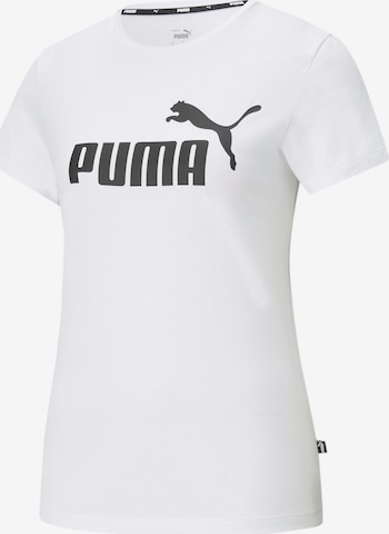 Tricou funcțional 'Essential' de la PUMA pe alb: față