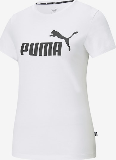 PUMA T-shirt fonctionnel 'Essential' en noir / blanc, Vue avec produit