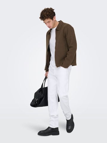 Only & Sons - regular Vaquero 'ONSWEFT' en blanco