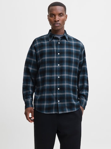 JACK & JONES Regular fit Πουκάμισο σε μπλε: μπροστά