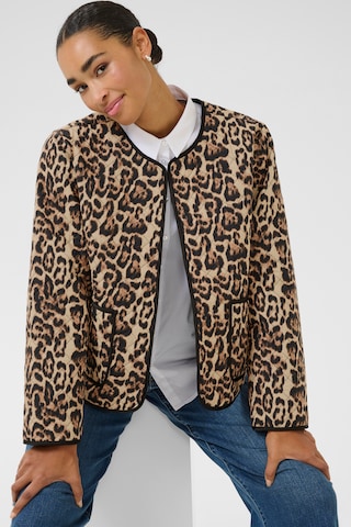 Kaffe Jacke 'Valia' in Braun