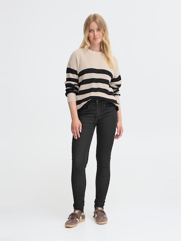 Oxmo - Slimfit Calças de ganga ' OXHELLE ' em preto