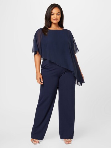 Tuta jumpsuit di SWING Curve in blu