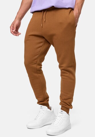 INDICODE JEANS Tapered Hose 'Alejandra' in Braun