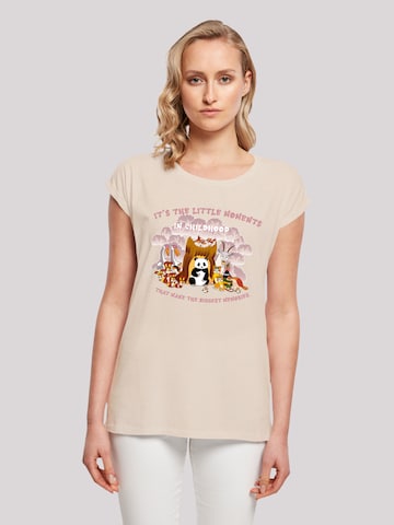 F4NT4STIC Shirt 'Heroes of Childhood Tao Tao Childhood Memories' in Beige: front