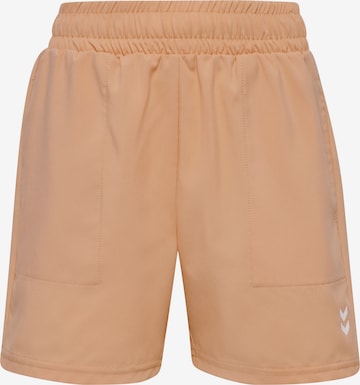 Hummel Workout Pants 'Pulse' in Orange: front