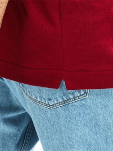LACOSTE - Ajuste regular Camiseta en rojo
