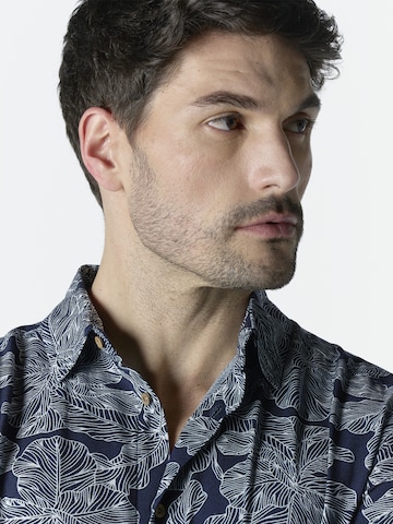KOROSHI - Ajuste regular Camisa en azul