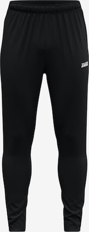 JAKO Tapered Workout Pants 'Dynamic' in Black: front
