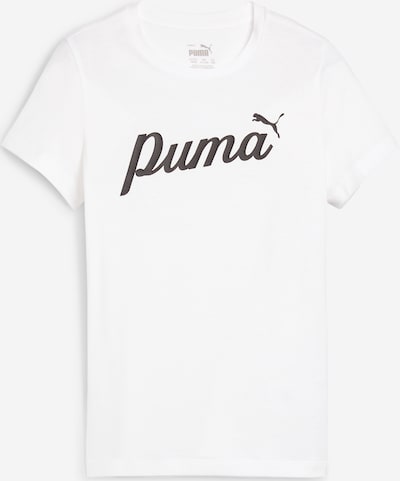 PUMA T-Shirt 'ESS' in schwarz / weiß, Produktansicht
