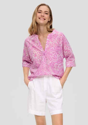 s.Oliver Blouse in Pink: front