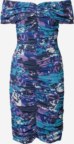 Chi Chi London Dress in Blue: front