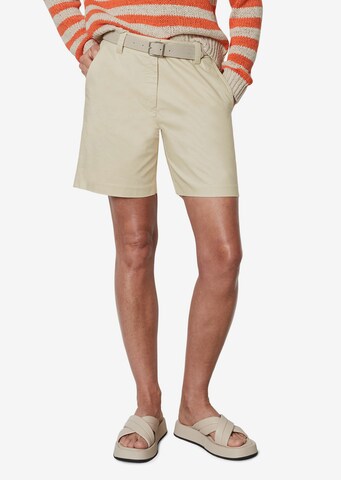 Marc O'Polo Regular Chino in Beige: voorkant