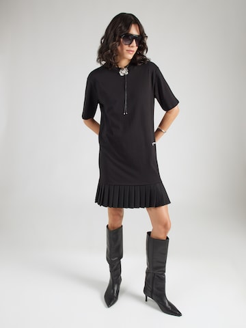 Rochie de la KARL LAGERFELD JEANS pe negru: față
