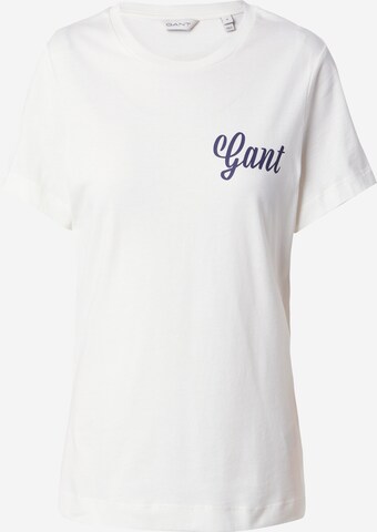 T-shirt GANT en blanc : devant