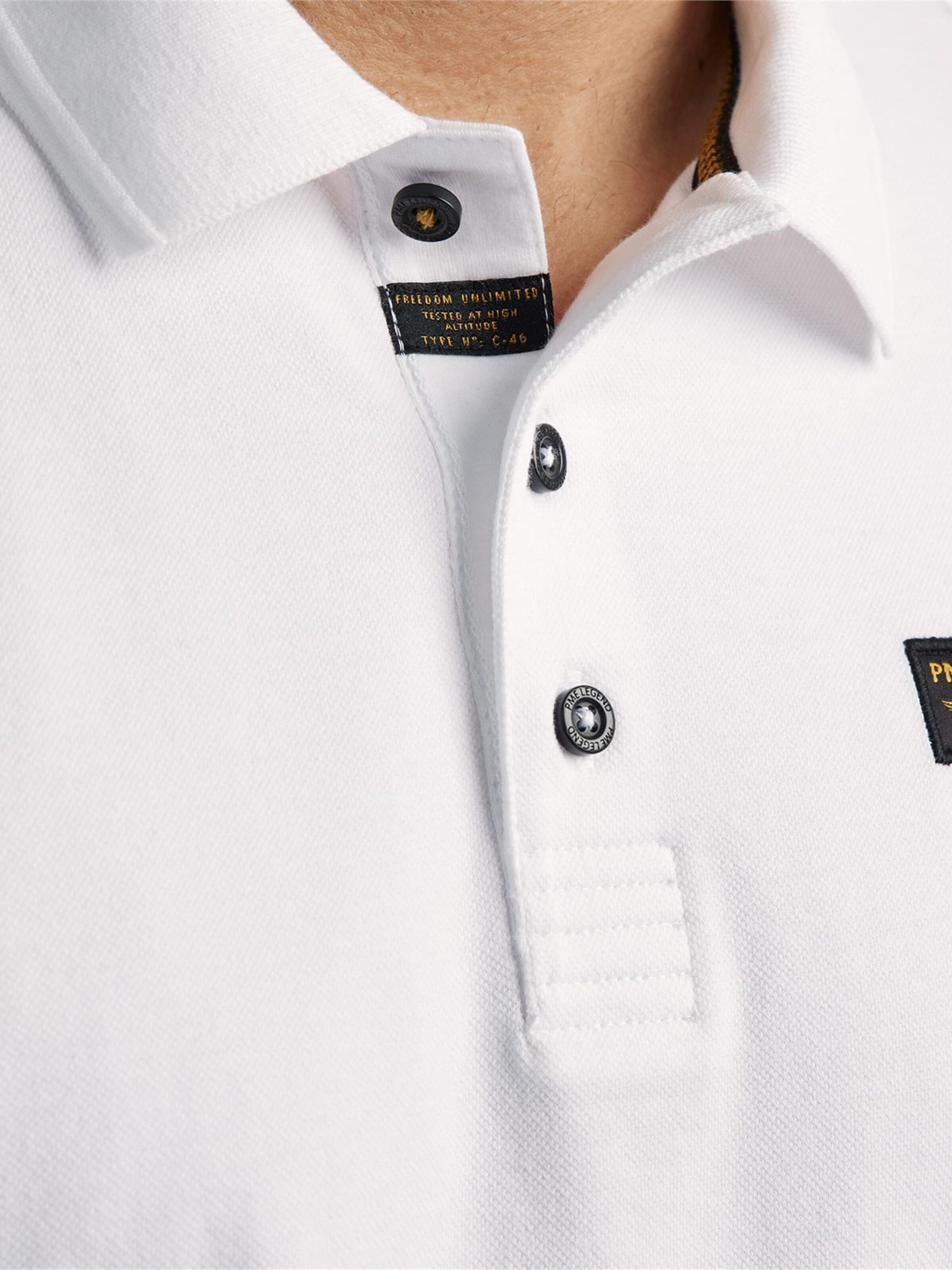PME Legend Shirt 'PME LEGEND - American Classic polo shirt' in Wit