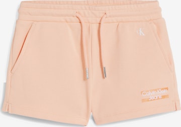 Calvin Klein Jeans Broek 'Hero' in Oranje: voorkant