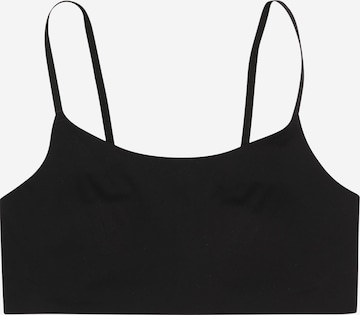 Abercrombie & Fitch Bustier BH in Zwart: voorkant