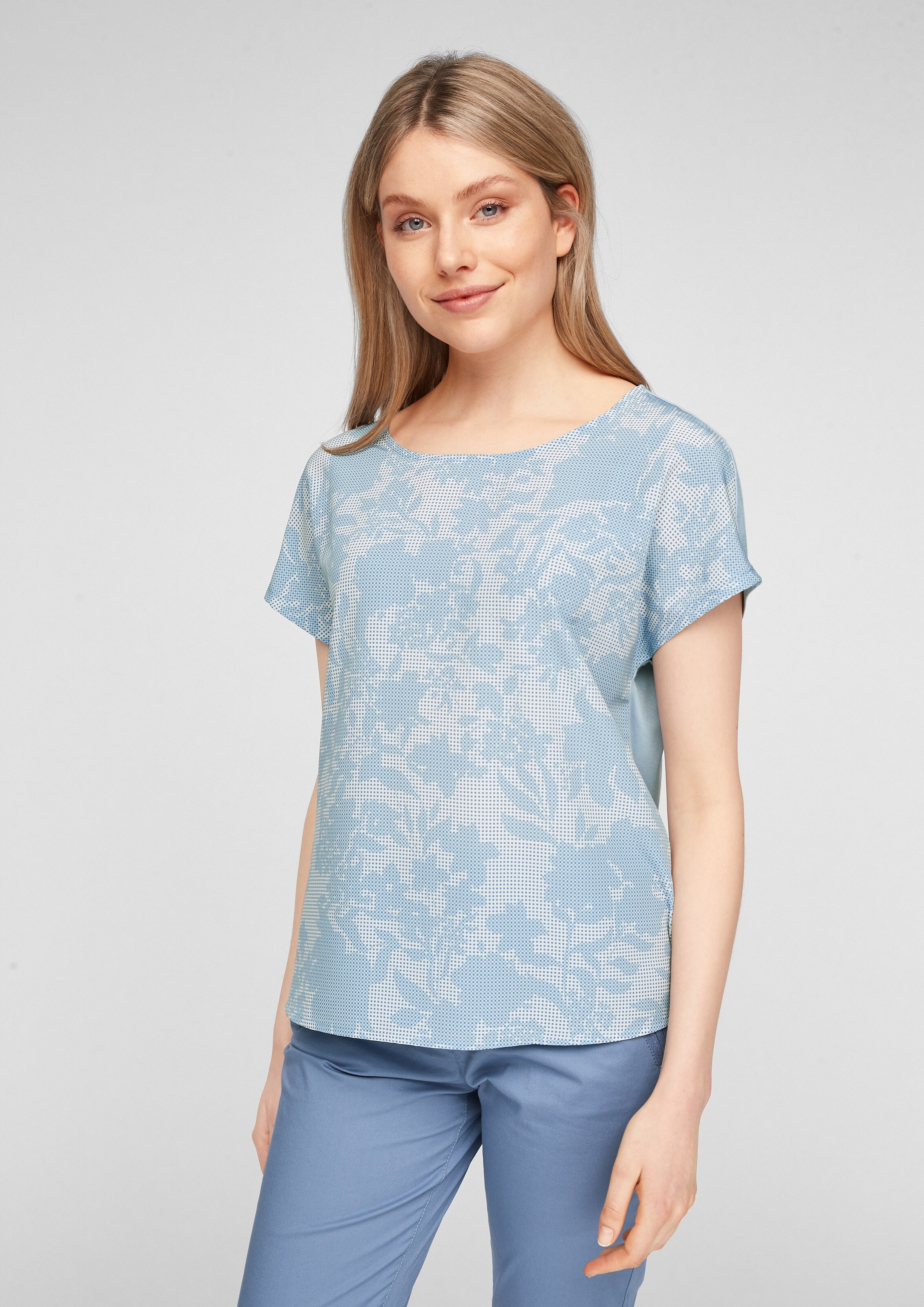Frauen Shirts & Tops s.Oliver Shirt in Hellblau - CZ75981