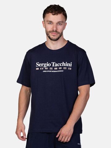 Sergio Tacchini Shirt in Blau: Vorderseite