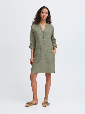 Abito camicia 'PZLuca' di PULZ Jeans in verde