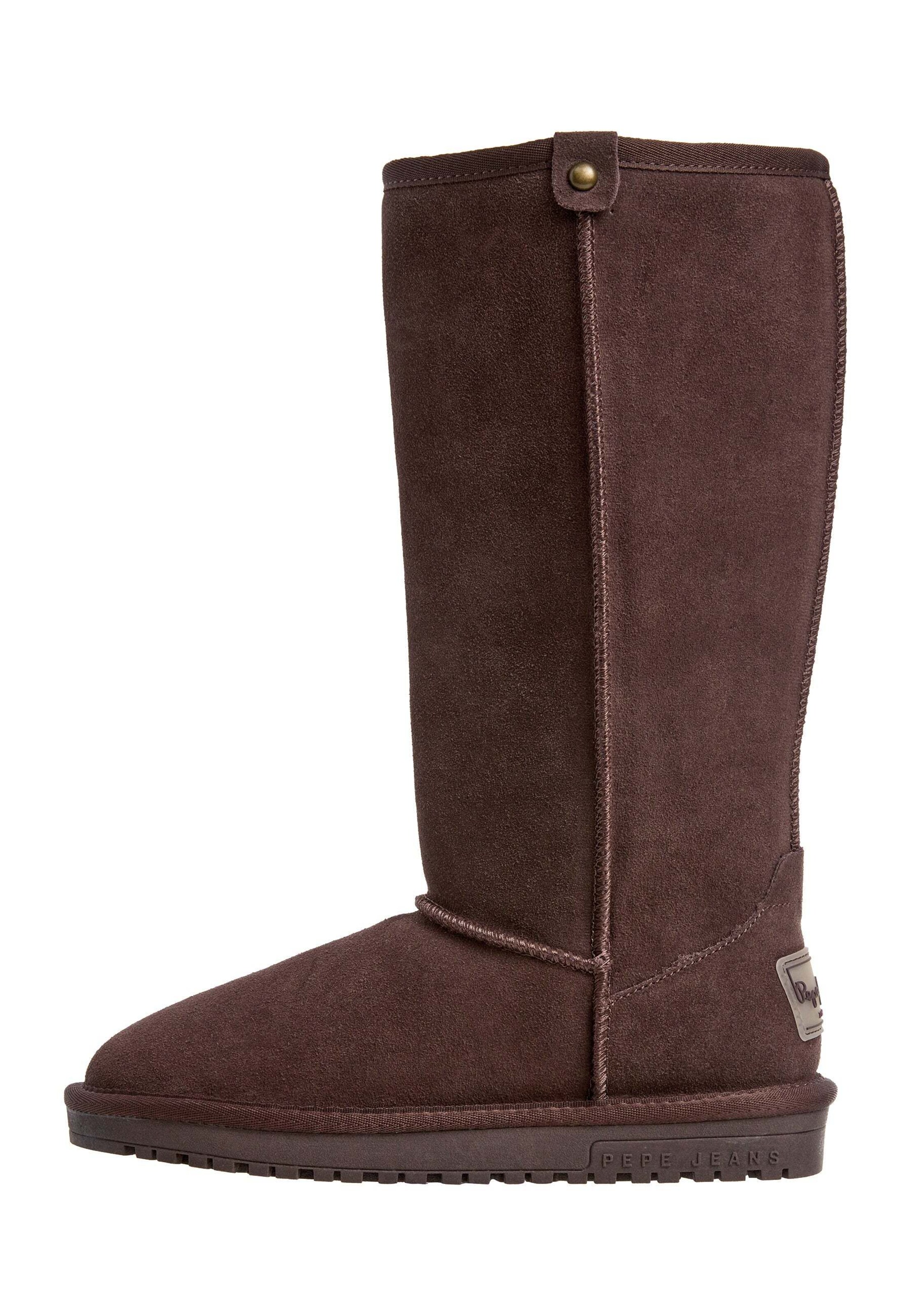 Pepe Jeans Snowboots 'Diss Heritage' in Braun: Vorderseite
