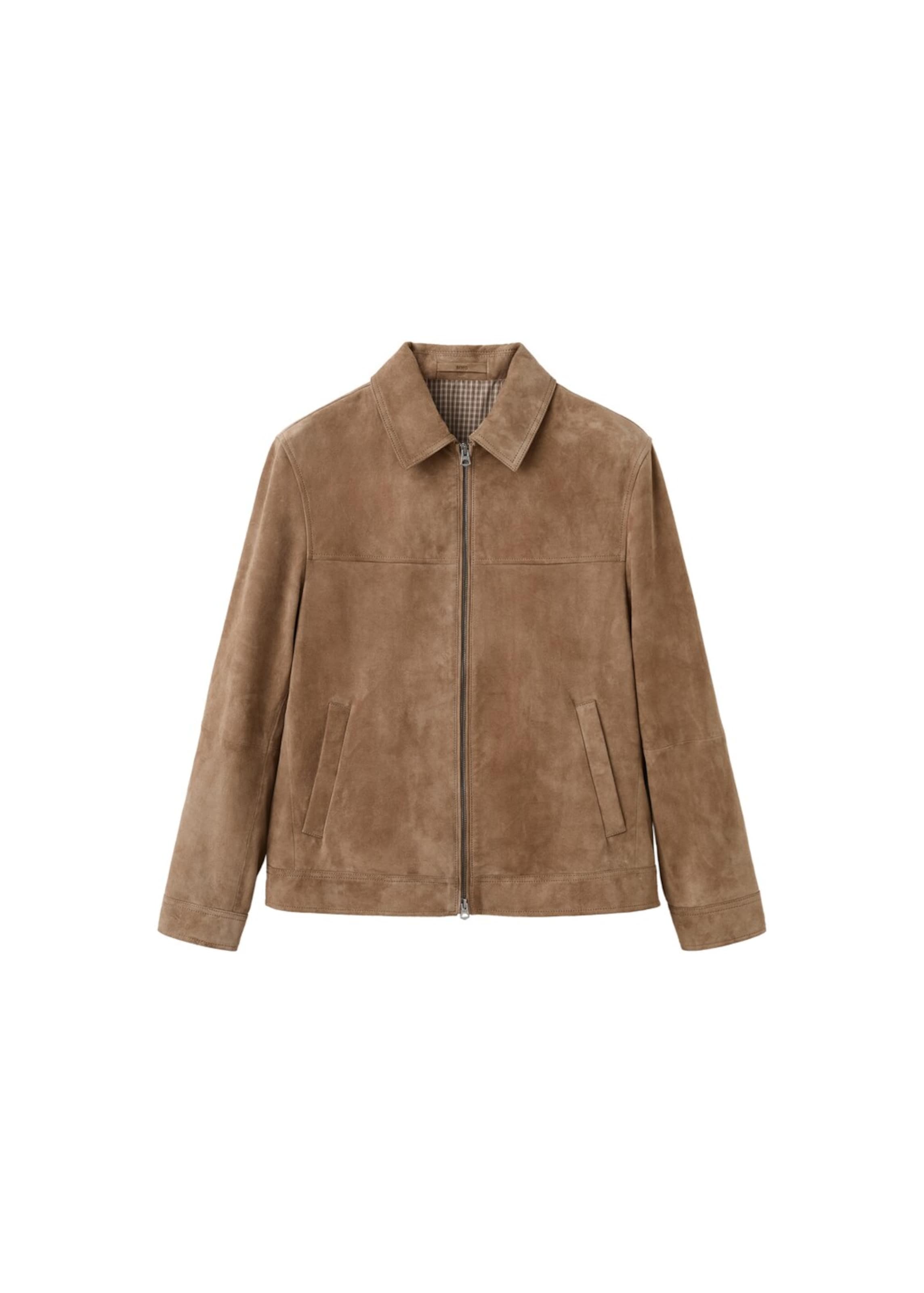 MANGO MAN Between-Season Jacket 'Maximo' in Beige: front