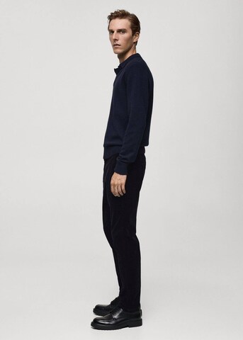 MANGO MAN Slimfit Hose 'Berdam' in Blau