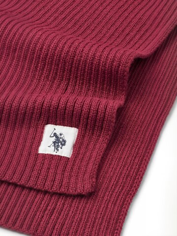 U.S. POLO ASSN. Sjaal ' UUGabi ' in Rood: voorkant