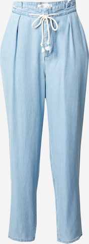 Springfield Regular Pleated Jeans in Blue: front