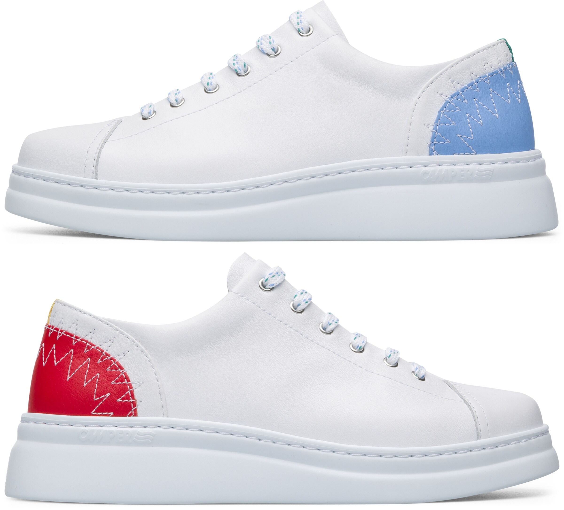 Baskets basses ' Twins ' CAMPER en blanc