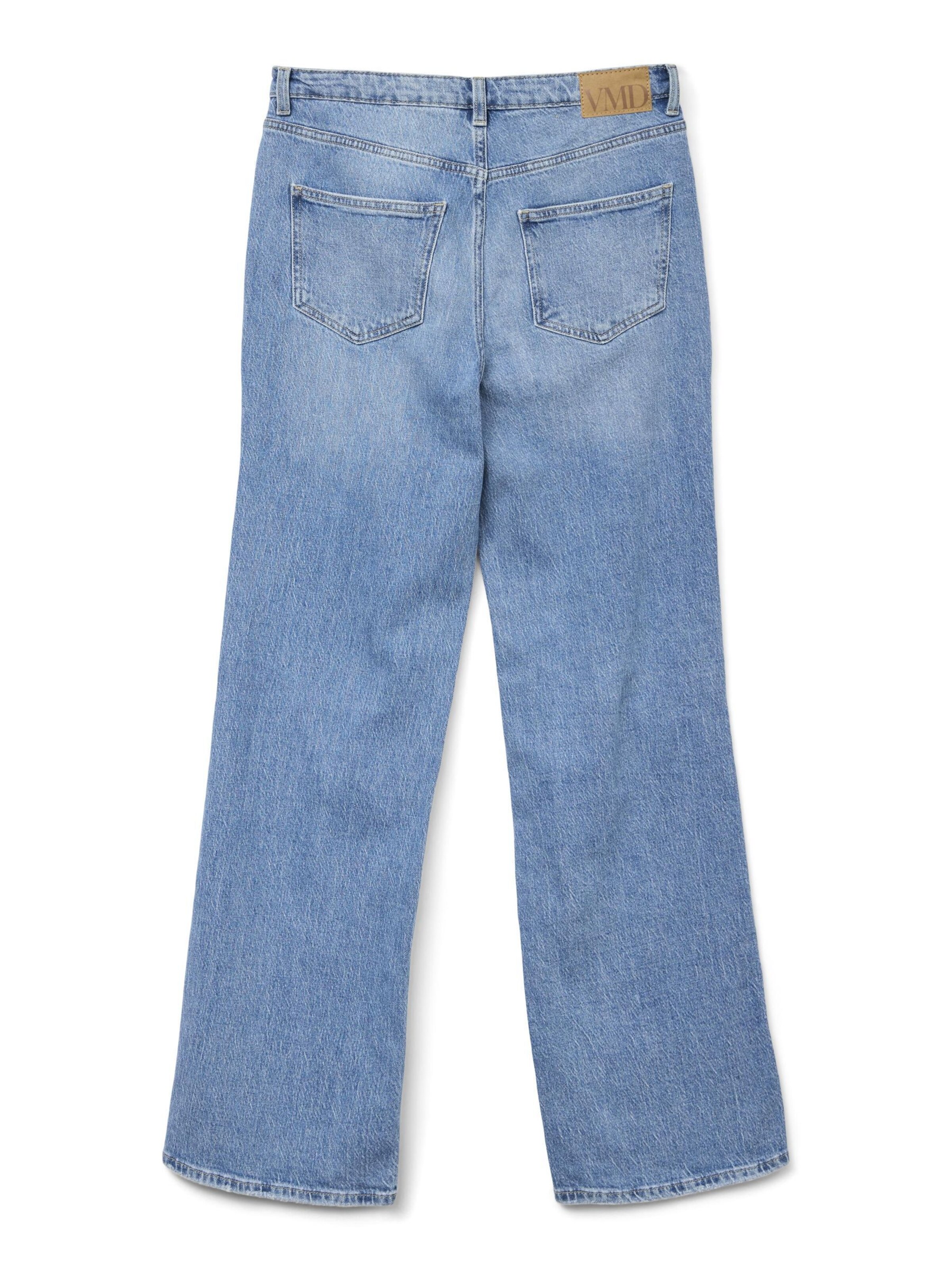 VERO MODA Wide Leg Jeans 'TESSA' i blå