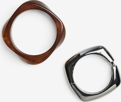 PIECES Rannekoru 'PCREGITTA' värissä ruskea / hopea, Tuotenäkymä