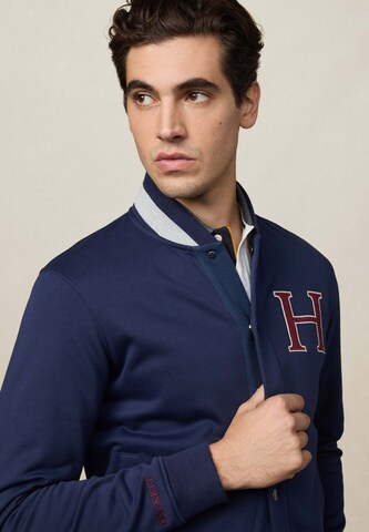 Hackett London Sweatvest 'Heritage' in Blauw