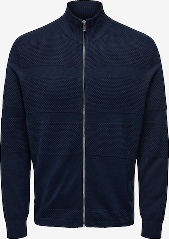 Only & Sons - Cárdigan 'ONSMALIK' en azul: frente