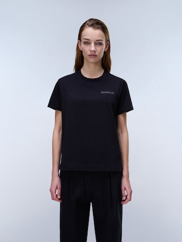 NAPAPIJRI Póló 'S-CLARAO SS W' - fekete: elől