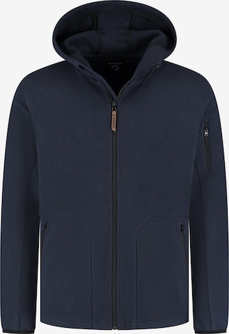 Travelin Fleecejakke 'Bjorn' i blå: forside