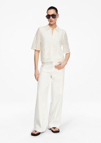 Chemisier COMMA en blanc