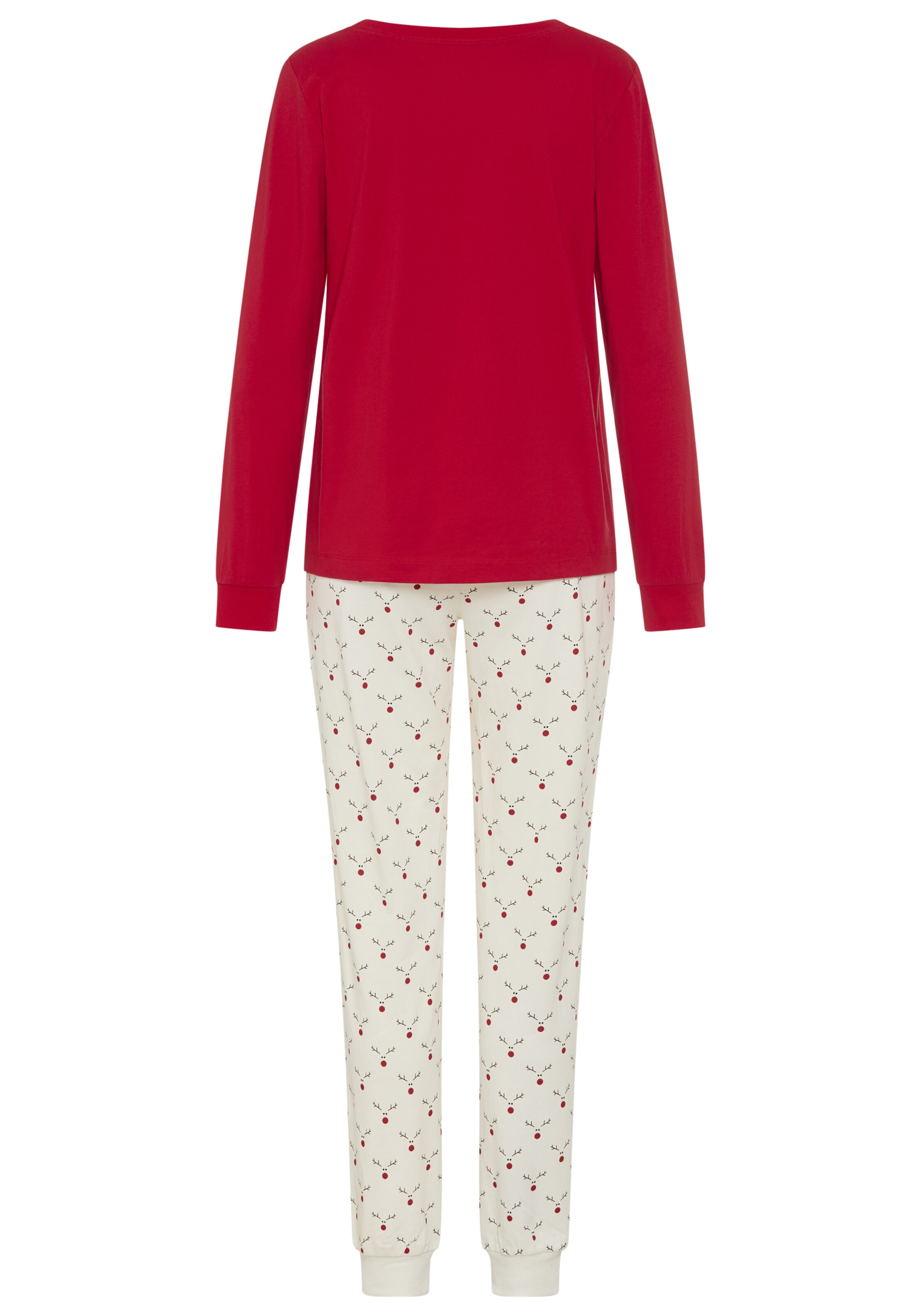 LASCANA - Pijama en rojo: atrás
