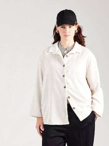 Z-One - Blusa 'Ro44bina' en beige: frente