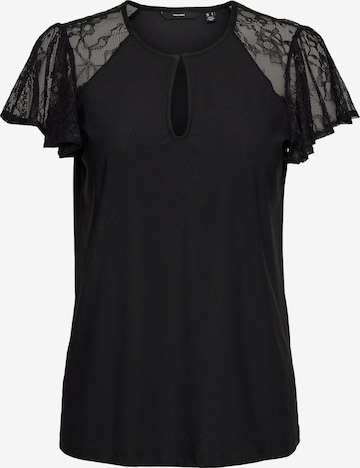 VERO MODA Blouse 'MILLA' in Zwart: voorkant