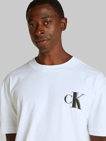 T-Shirt Calvin Klein Jeans en blanc