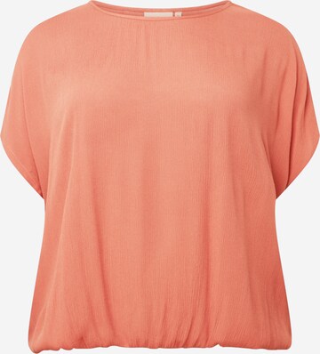 KAFFE CURVE Bluse 'Ami Stanley' i orange: forside