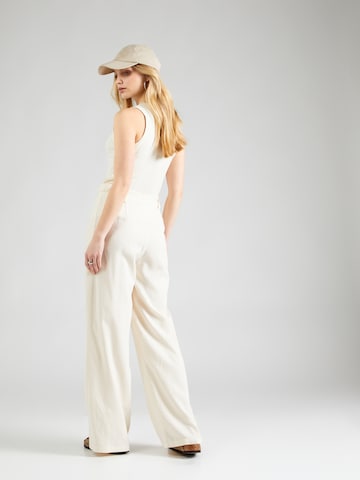 STUDIO SELECT Loosefit Παντελόνι πλισέ 'Jenna' σε λευκό