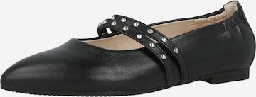 GABOROtvorene balerinke - crna boja: prednji dio