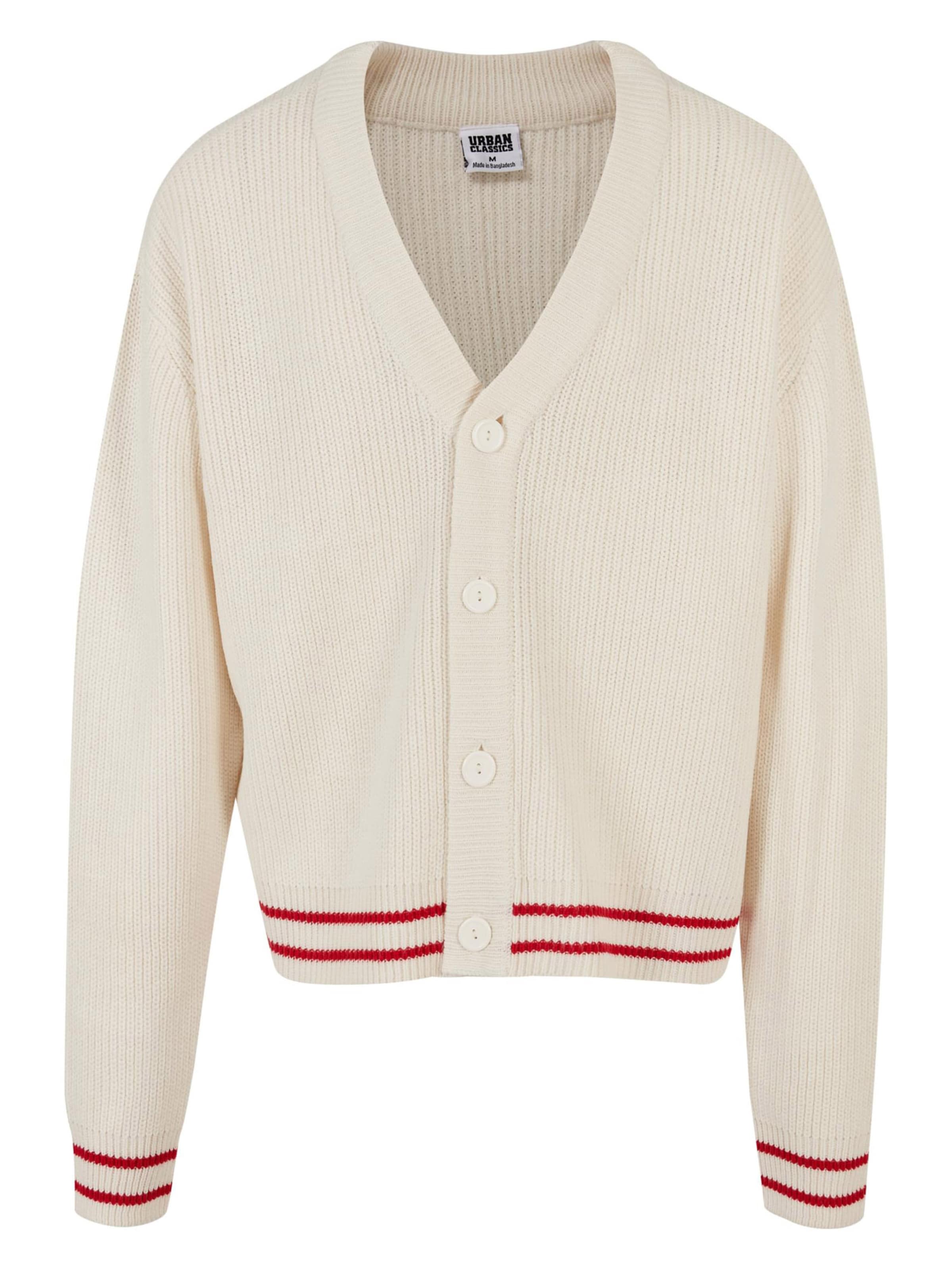 Urban Classics Knit Cardigan in Beige: front