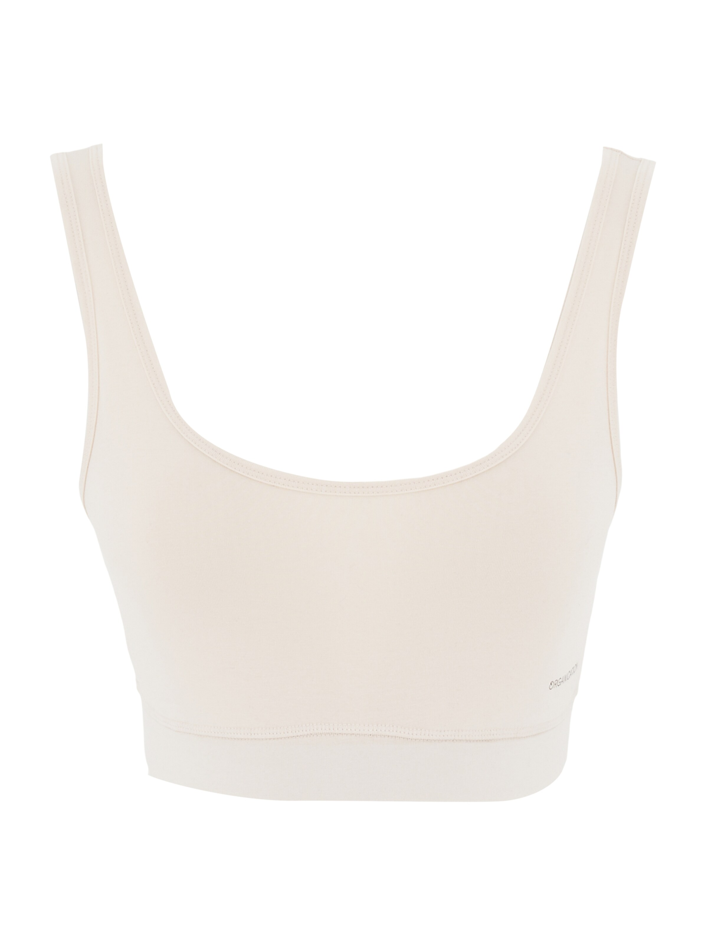 Organication Bra in White: front
